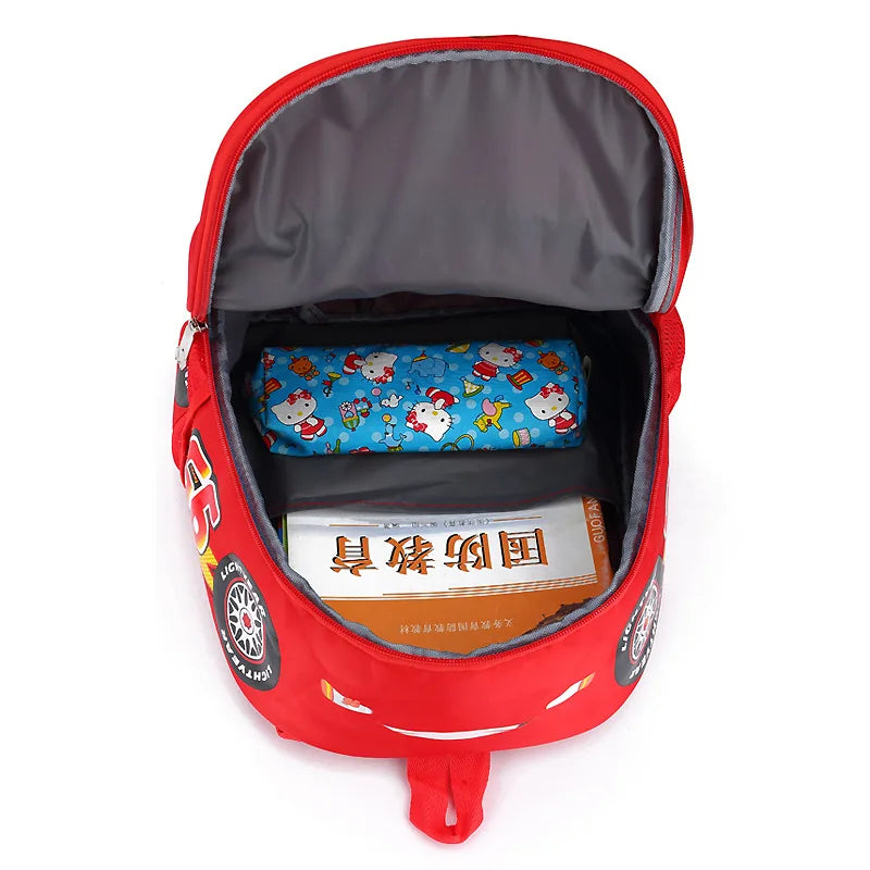 Mochila Escolar Infantil DNY Carros Relâmpago